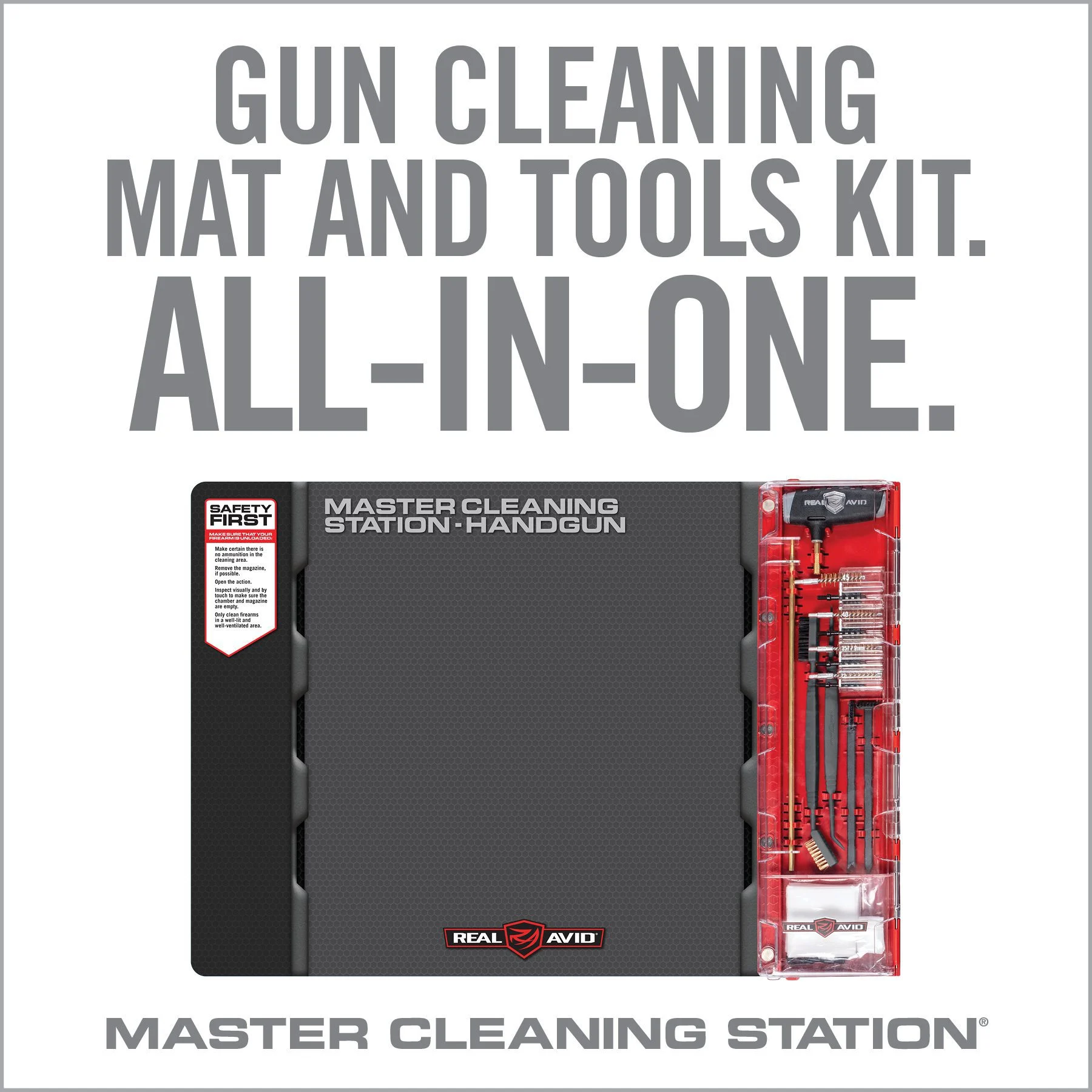 Pistola Vera Real Avid Master Cleaning Station Kit Universale Per La Pulizia Delle Armi 859114